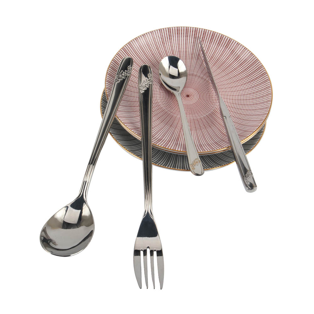 Stainless Steel Flatware Set, Durable Stainless Steel Tableware Include Forks Spoons Knives, Mirror Polished Tableware Set — 10