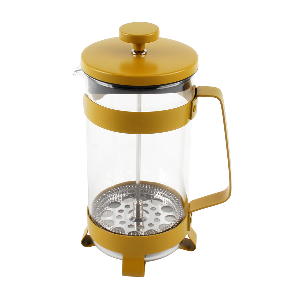 Bpa-Free Brewed Tea Pot Coffee Plunger, Heat Resistant Thickness Borosilicate French Press — product information