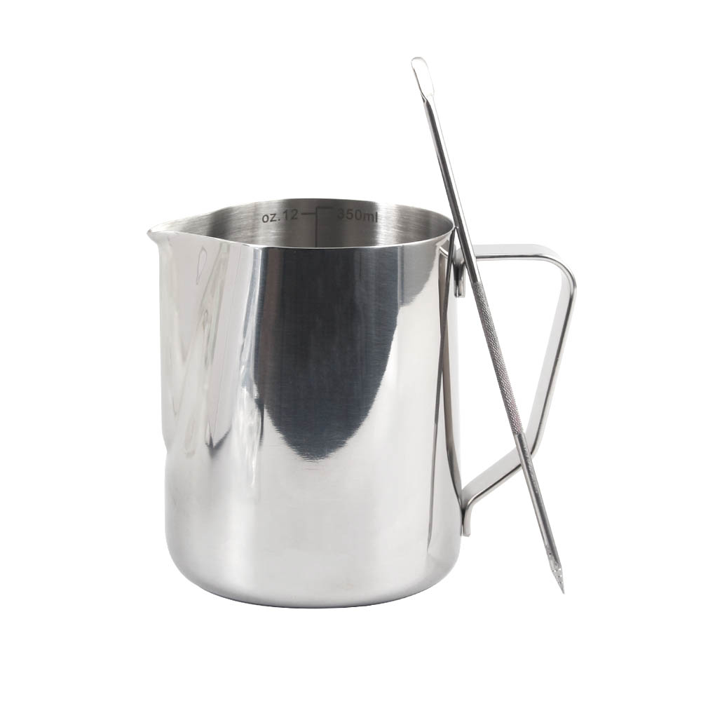 Espresso Steaming Pitcher Milk Frother Cup With Latte Art Pen — 6