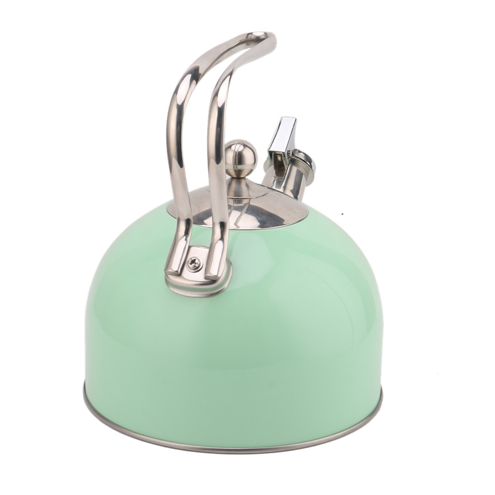 Stainless Steel Whistling Tea Kettle-Kettle With Flute-Scratch Resistant — 2