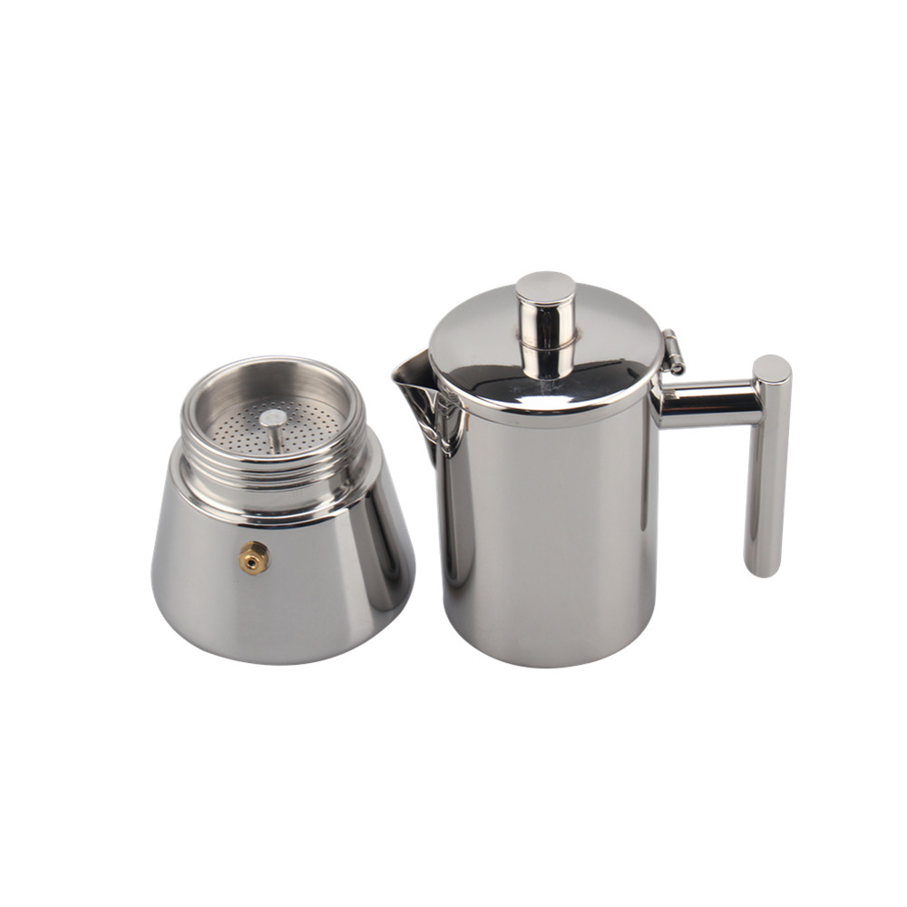 Stovetop Espresso Maker Stainless Steel Italian Coffee Maker — product information