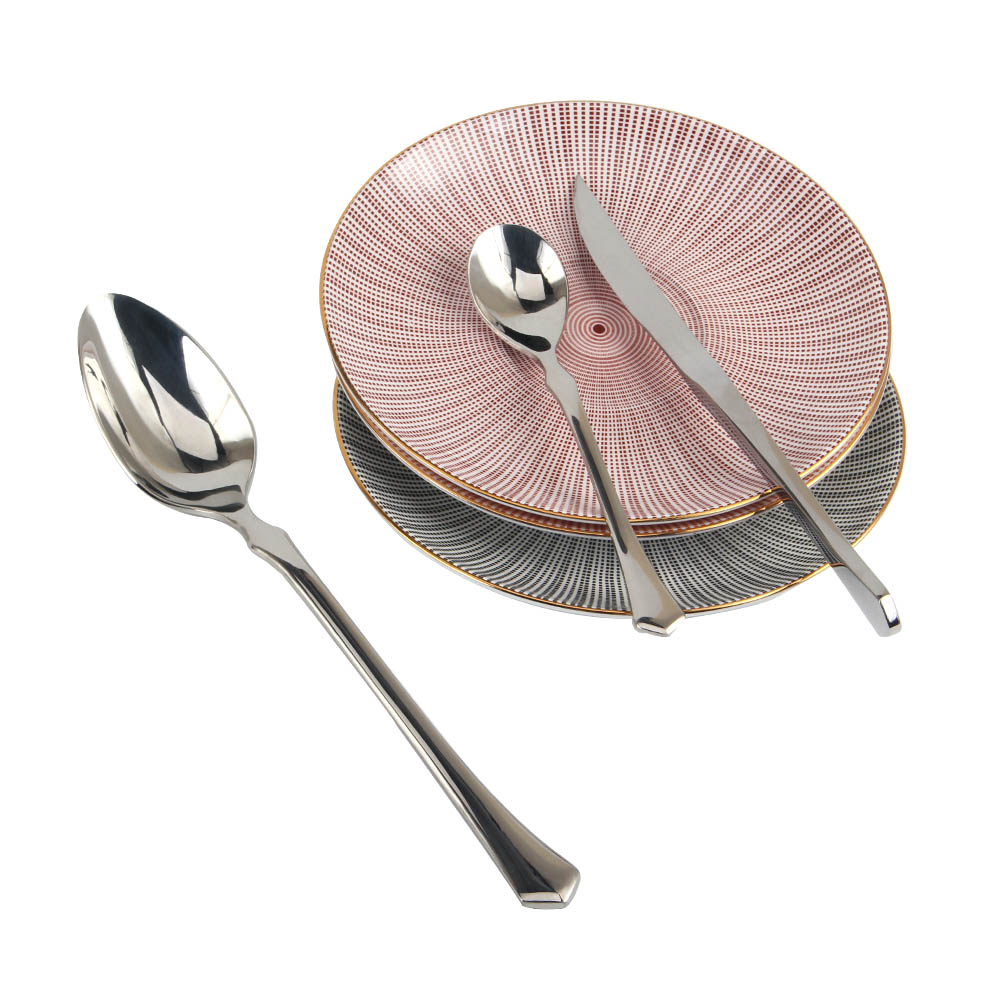 3pcs Metal Steel Flatware Sets — 6
