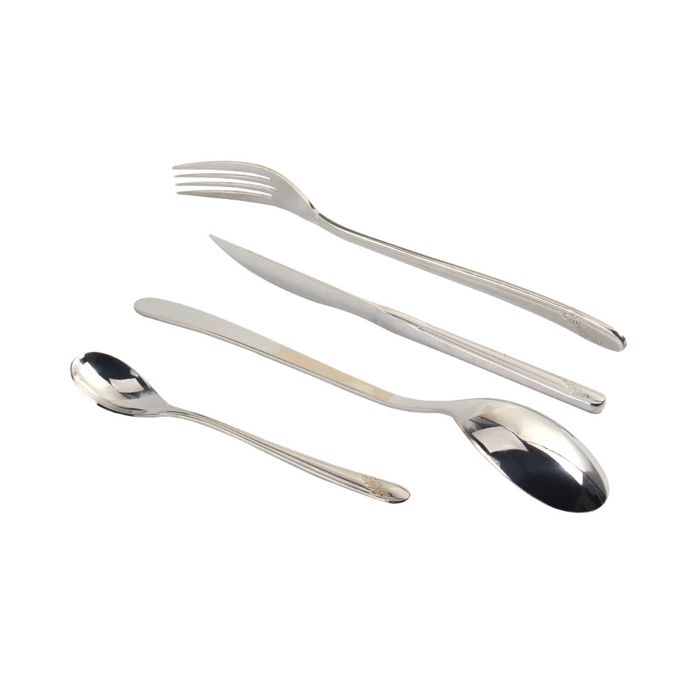 Stainless Steel Flatware Set, Durable Stainless Steel Tableware Include Forks Spoons Knives, Mirror Polished Tableware Set — 9