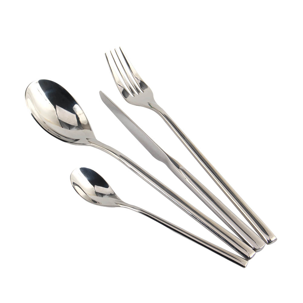 Tableware Include Forks Spoons Knives for Home Restaurant, Beaded Handle, Dishwasher Safe — 8