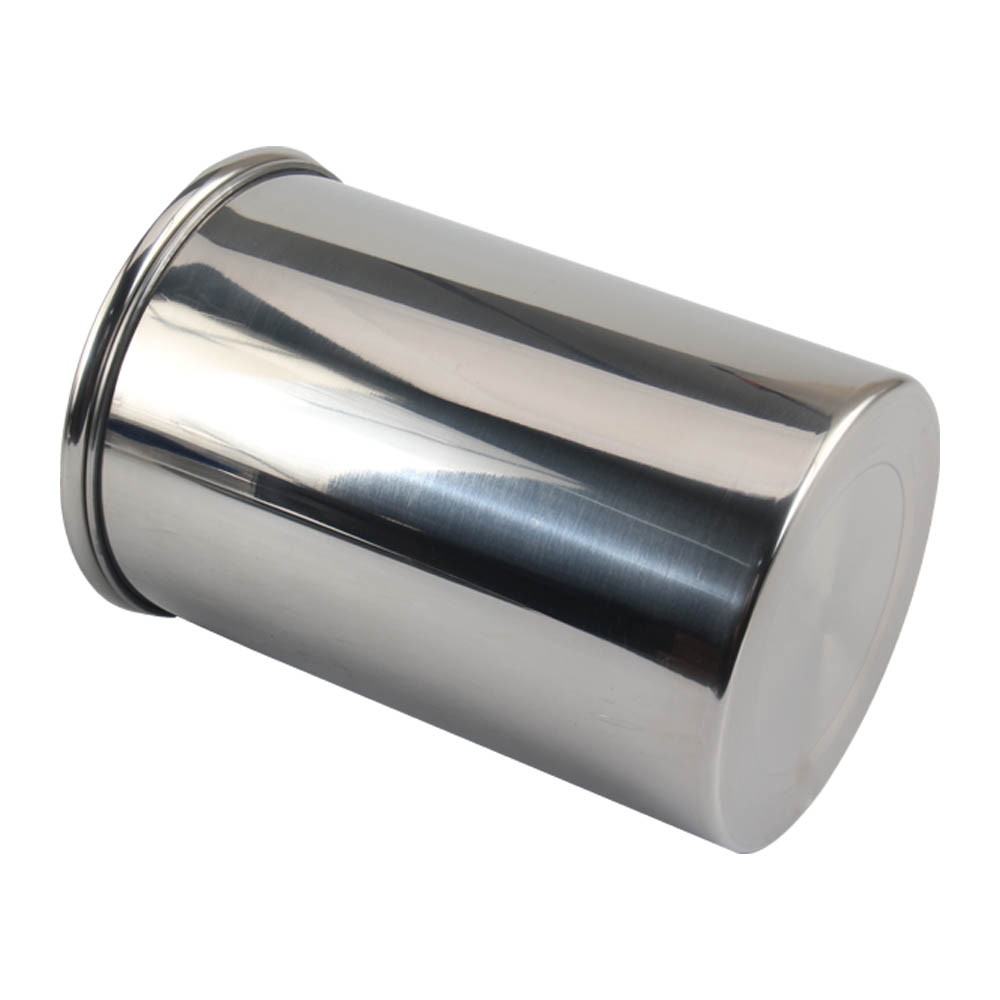 Stainless Steel Portable Storage for Coffee & Tea, Glass Lid — 3