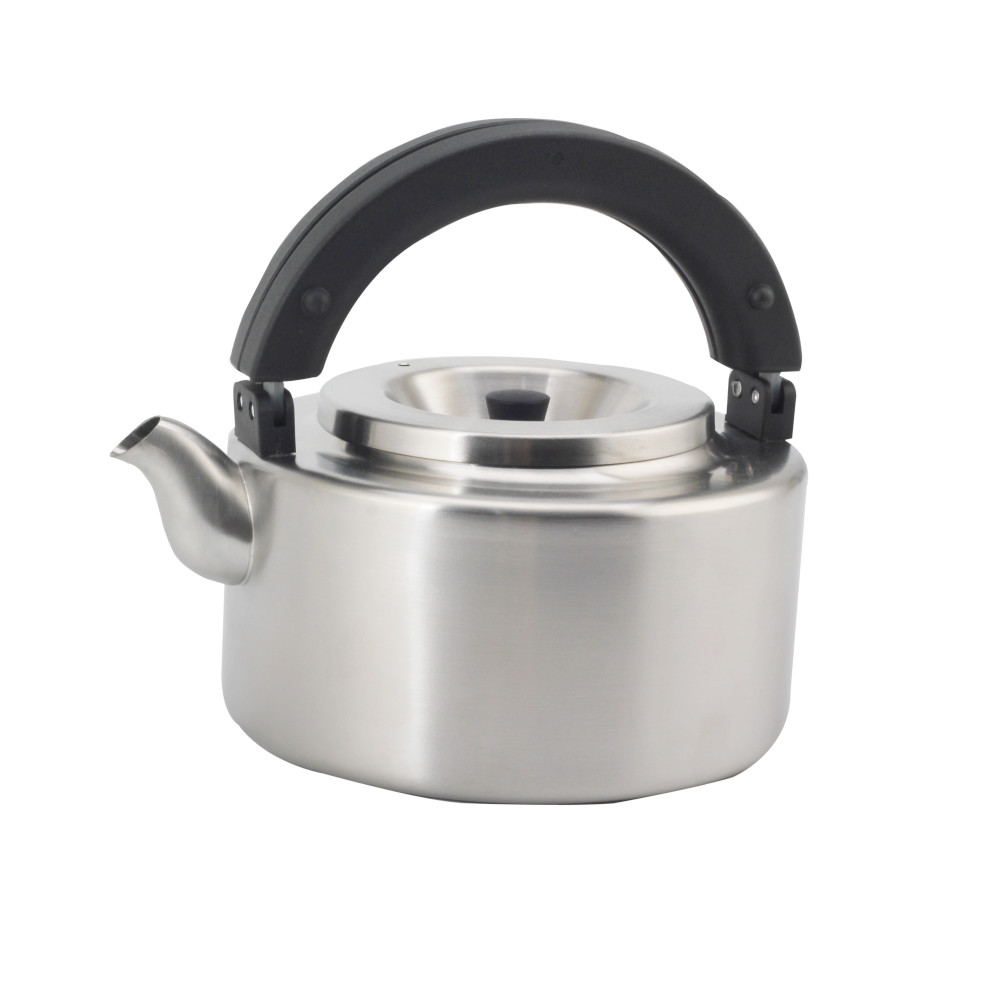 Large Capacity Stainless Steel Teapot With Foldable Handle — 2