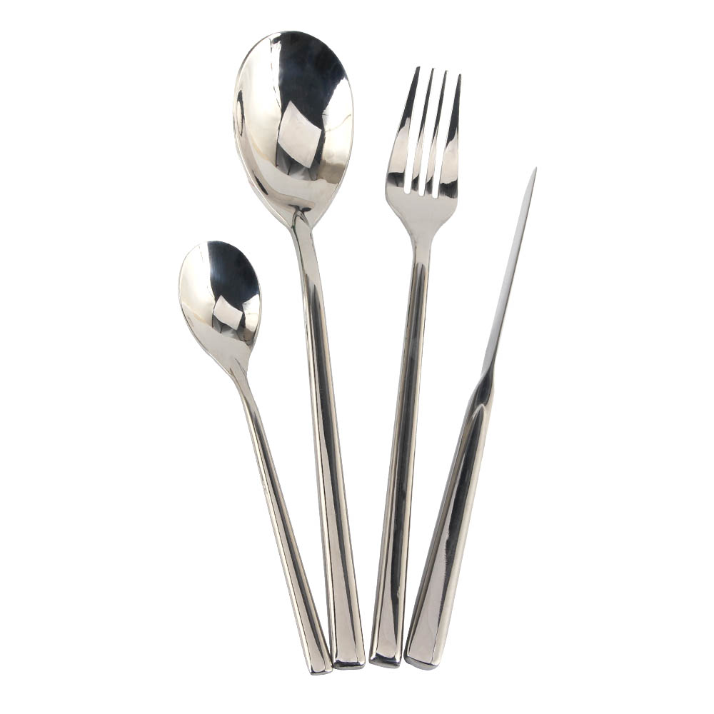 Tableware Include Forks Spoons Knives for Home Restaurant, Beaded Handle, Dishwasher Safe — 4