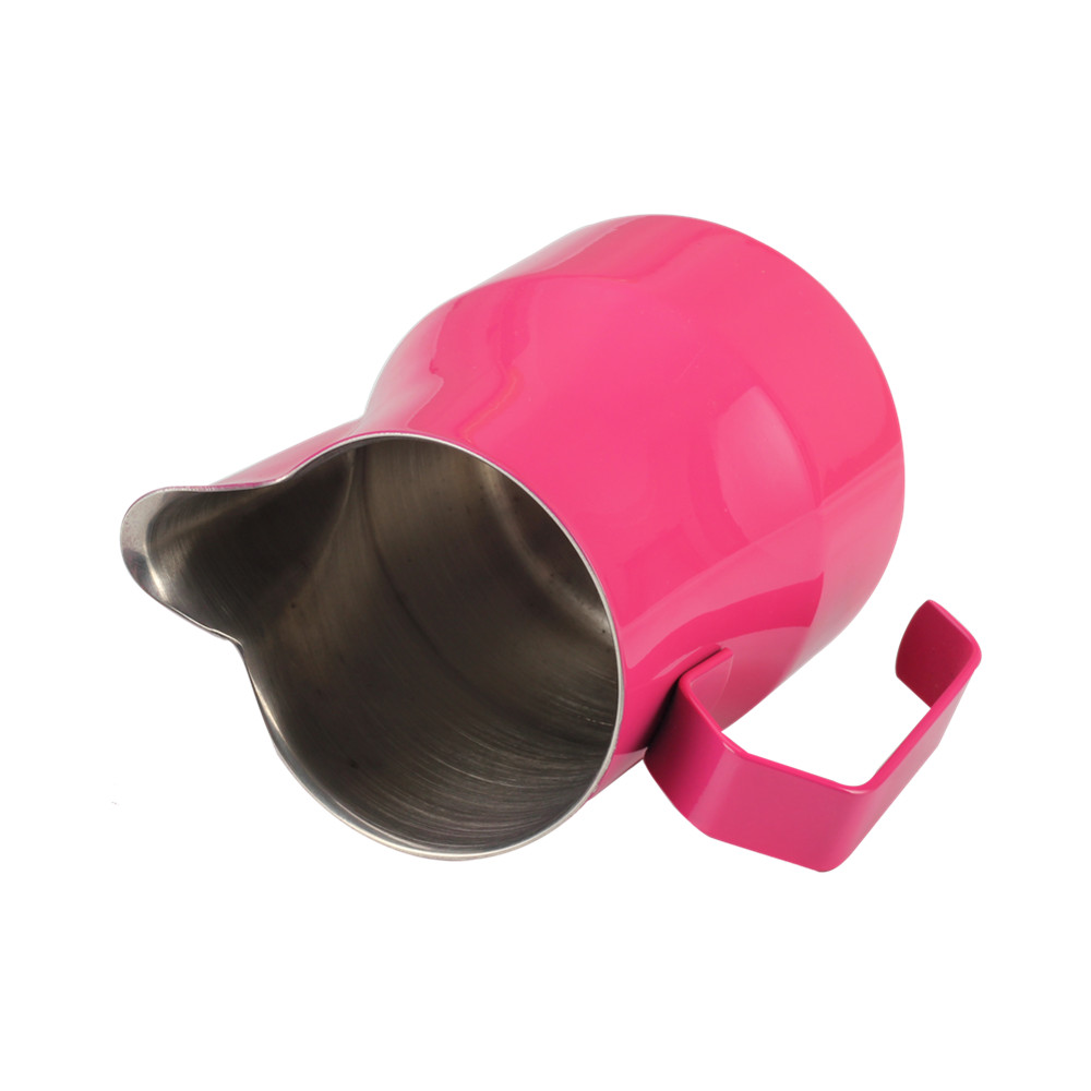 Various Colorful Options Stainless Steel Espresso Steaming Pitcher — product information