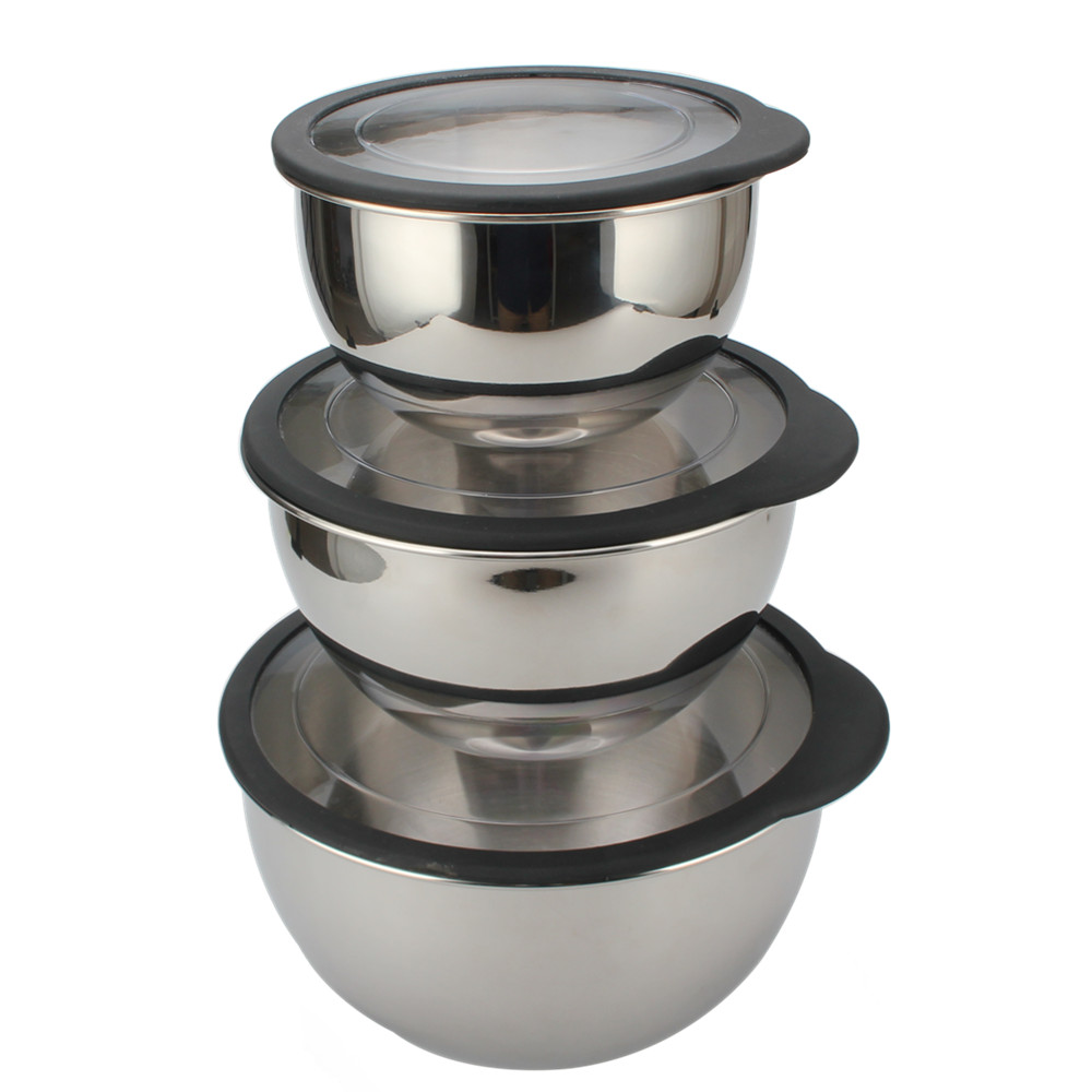 Nesting Mixing Bowl, Metal Kitchen Bowl Easy To Clean — 3