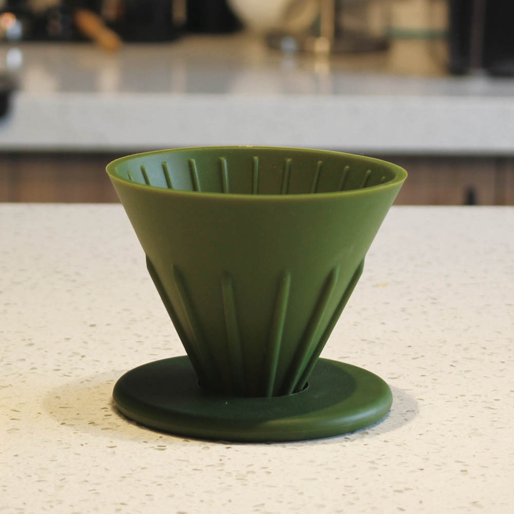 Reusable Silicone Resin Coffee Filter Collapsible Cone Filter for Camping — product information