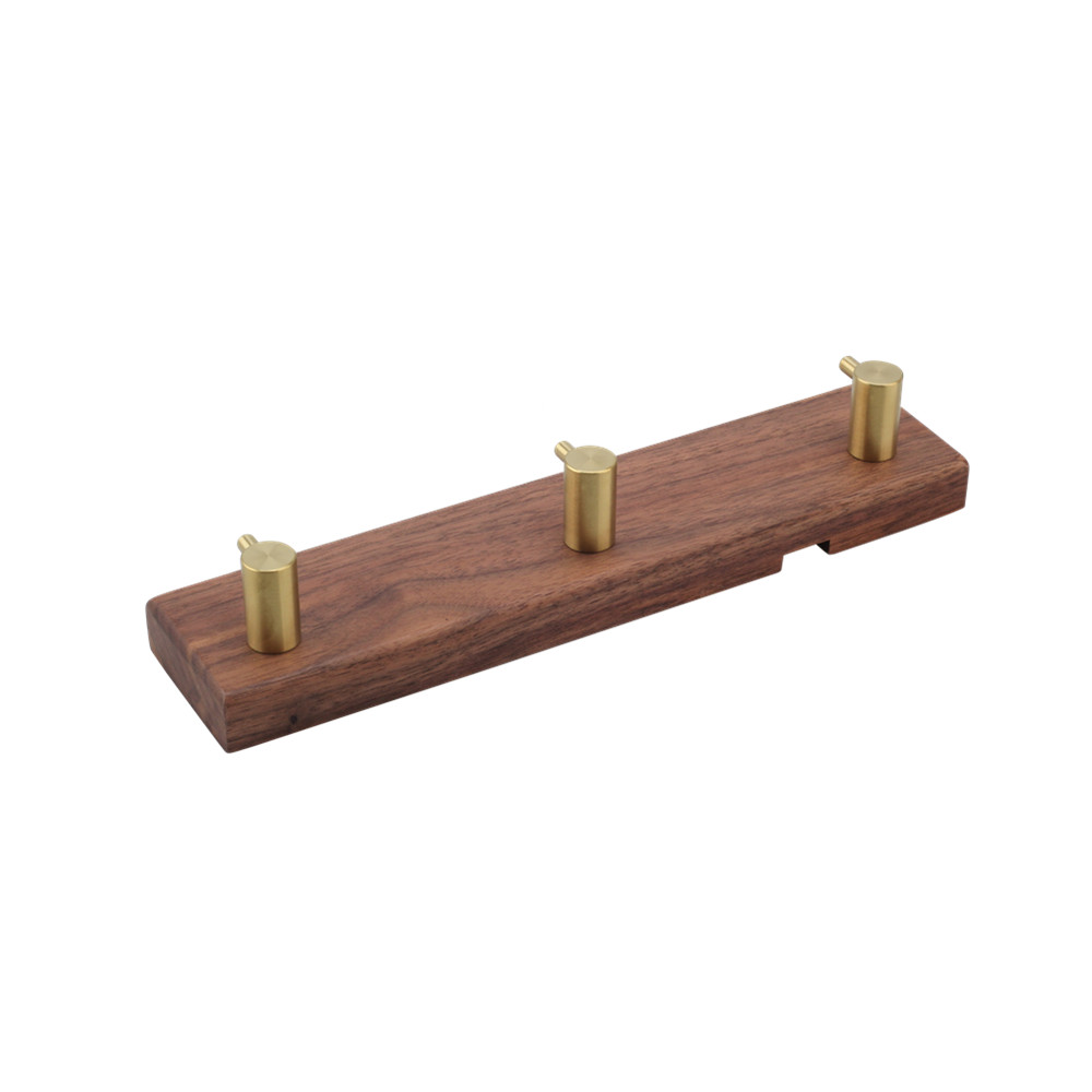 Rustic Wooden Wall Mounted Coat Rack — 3