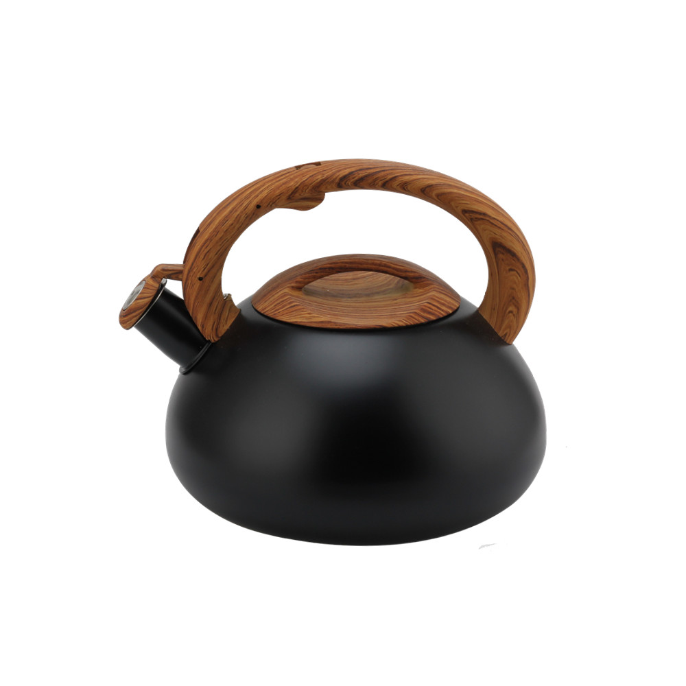Whistling Teapot With Wooden Handle for Induction And Gas — 4
