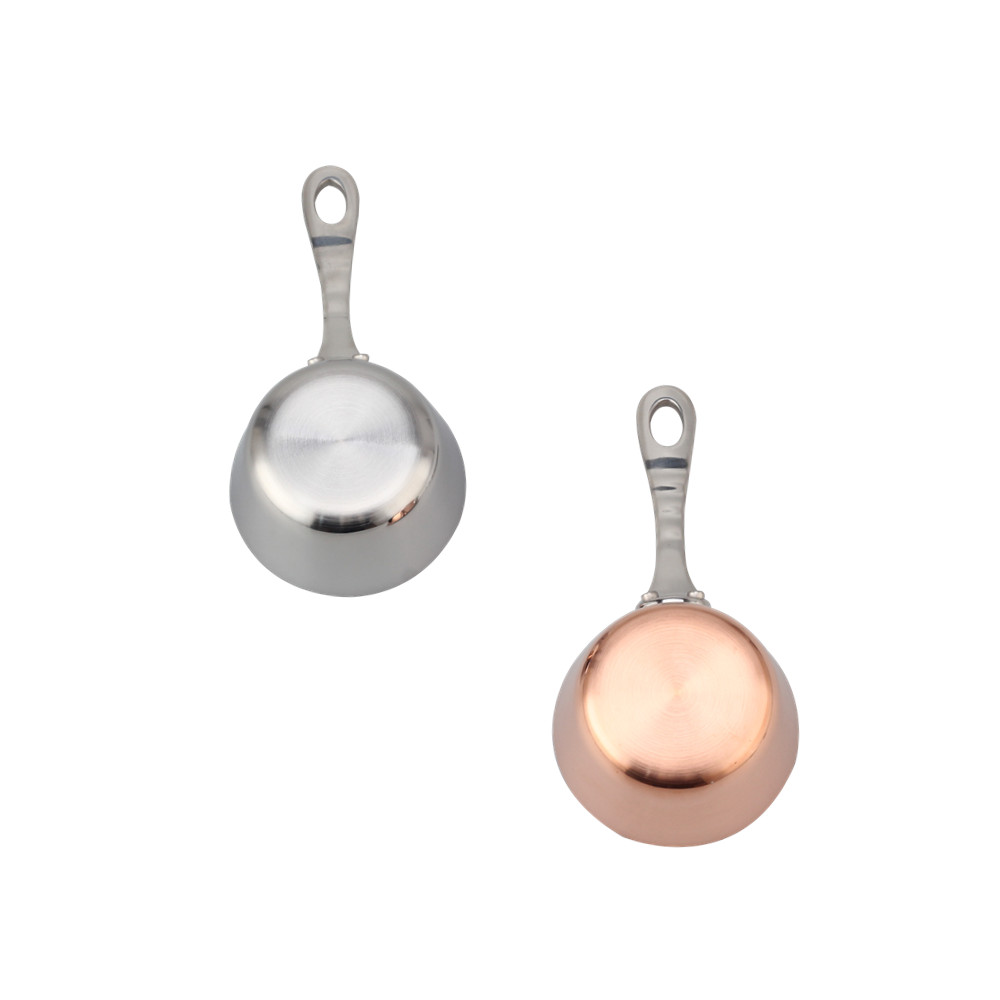 Silver Triply Mini Stainless Steel Sauce Pan — 2