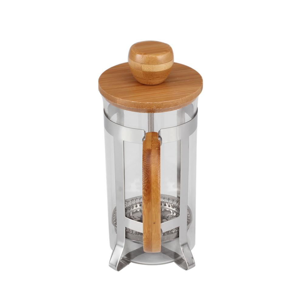 Single Cup French Press With Bamboo Lid — 2