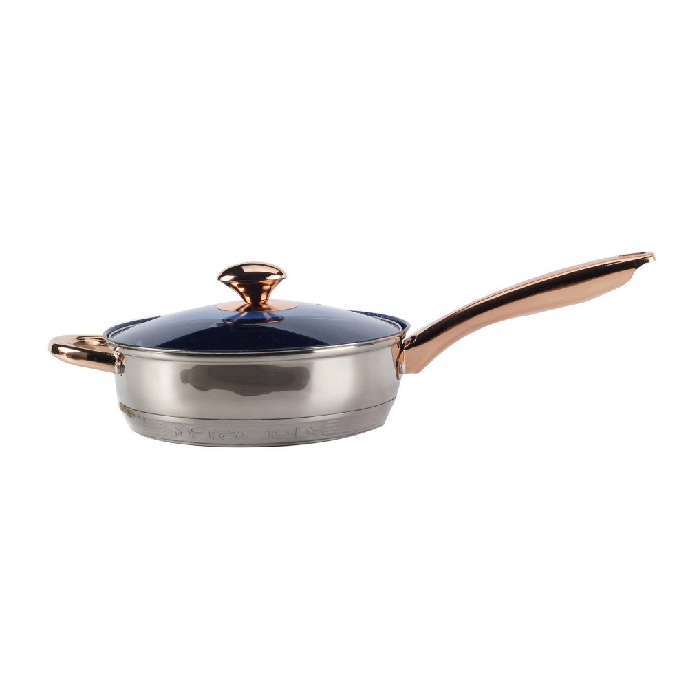 Non-Stick Cookware Set With Golden Handle — 5