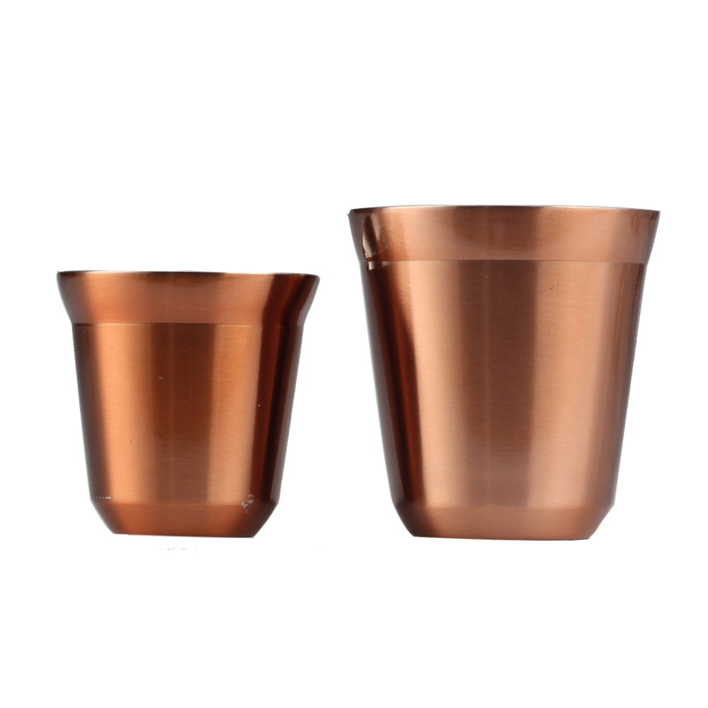 Double Wall Stainless Steel Espresso Cups — 4