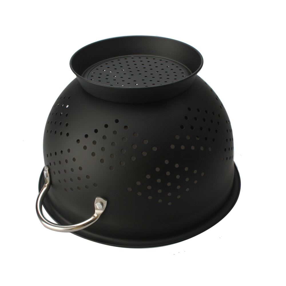 Stainless Steel Colander for Kitchen, Easy Grip Colander — 4