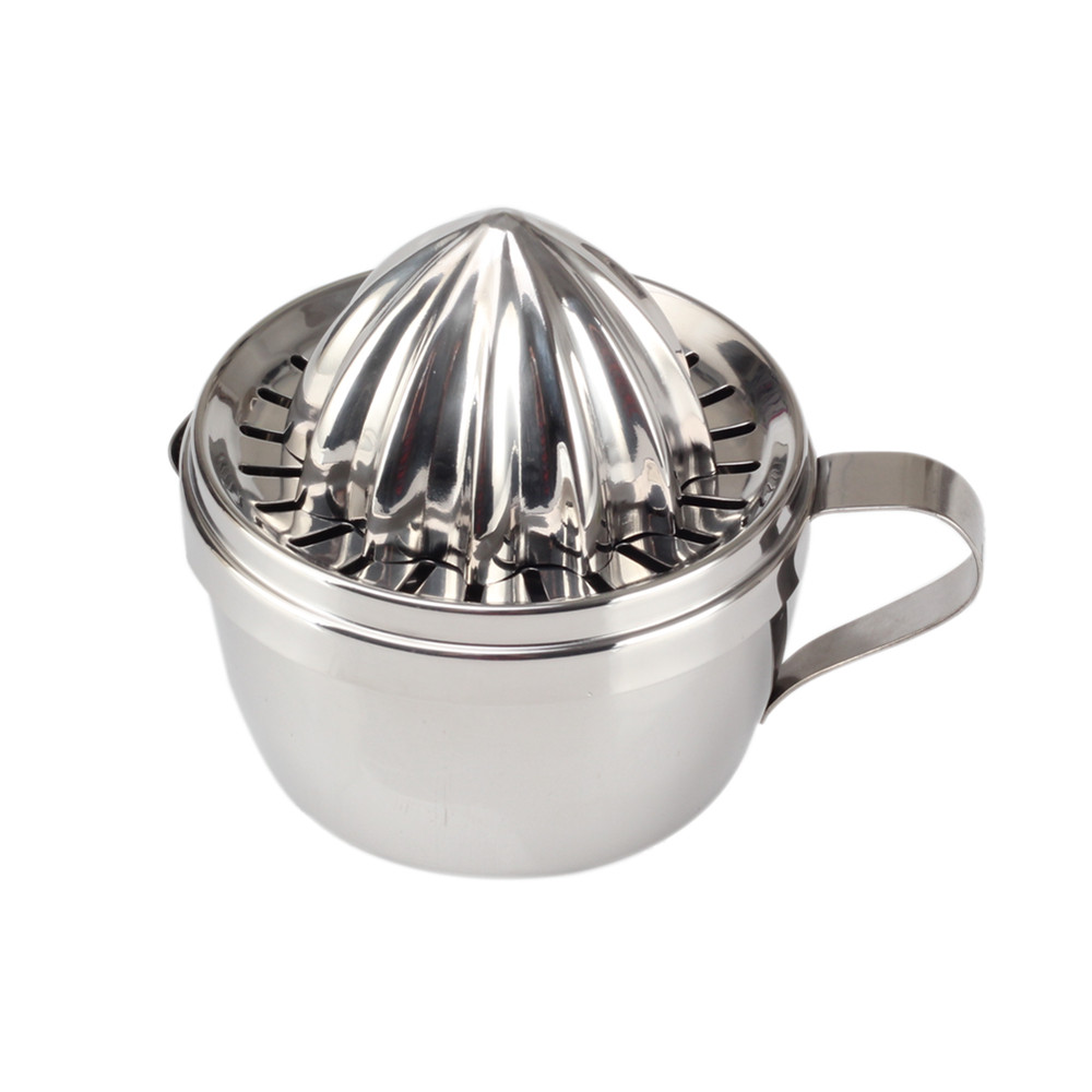 Lemon Citrus Juicer With Container, Stainless Steel Lemon Juice Maker — product information
