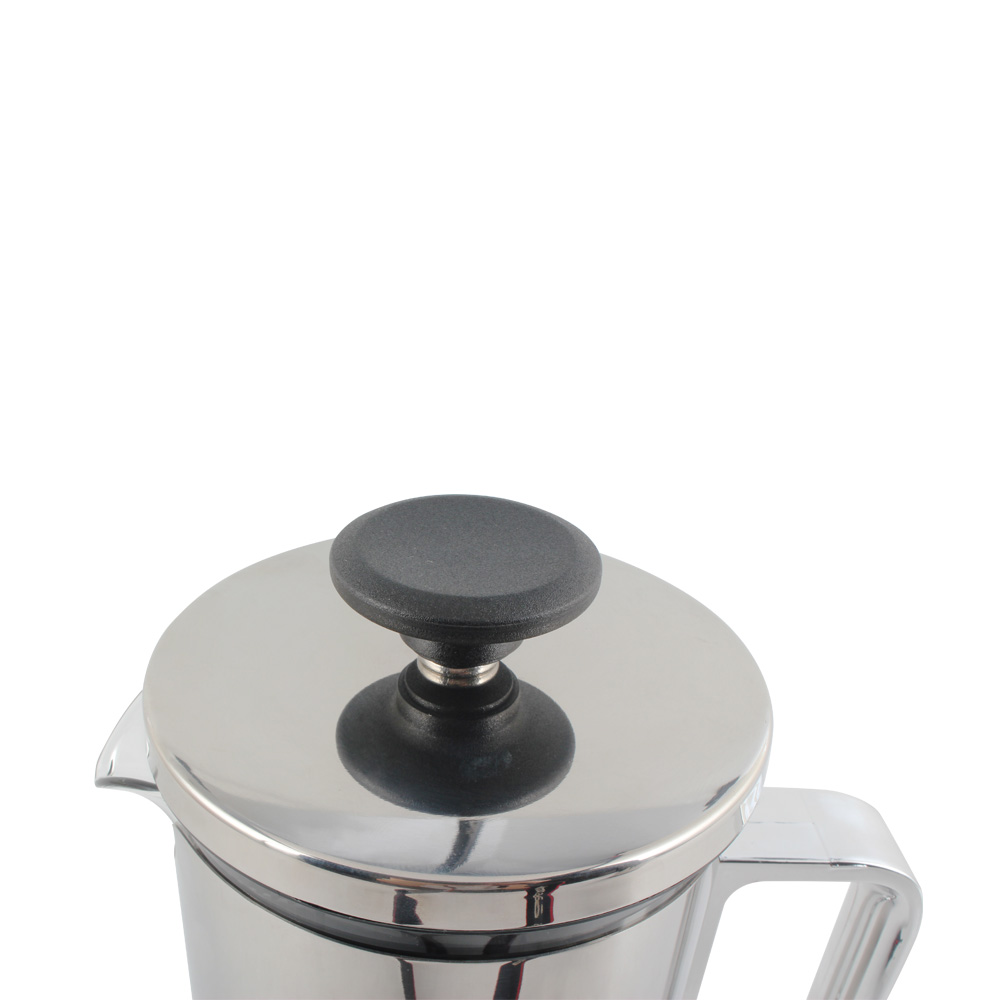 1L Borosilicate Press, Coffee And Tea Brewer, Camping Cafetiere — 4