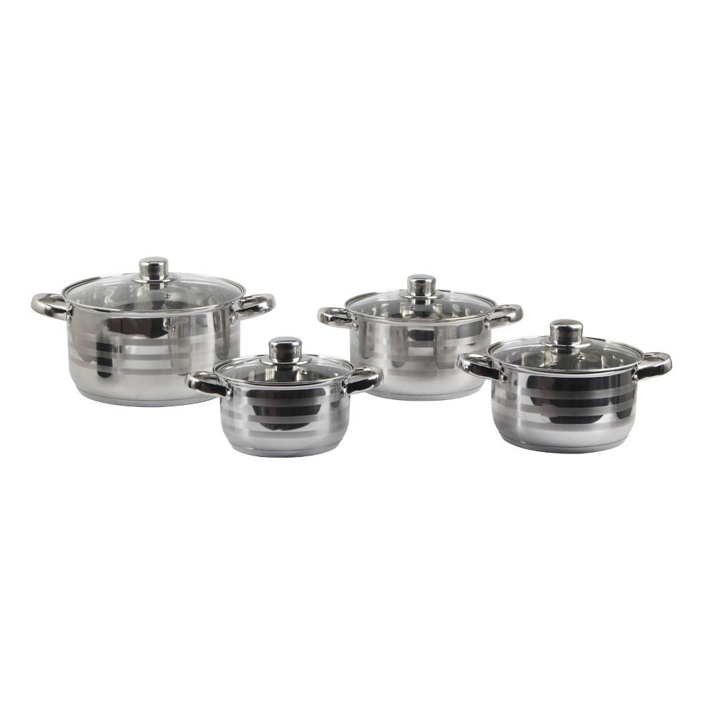 Induction Cooking Pot With Glass Lid — product information