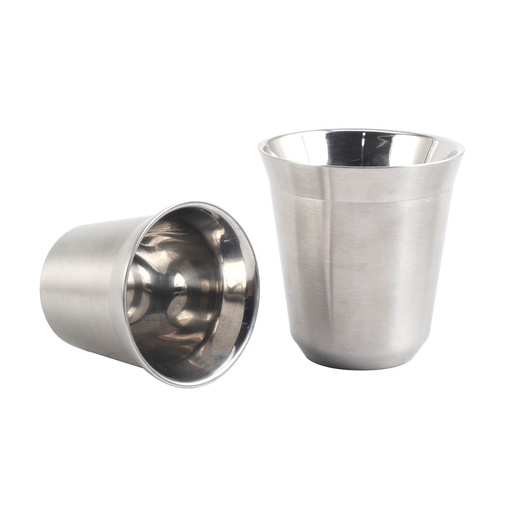 Stainless Steel Espresso Cups Double Wall Insulated Coffee Mugs — 3