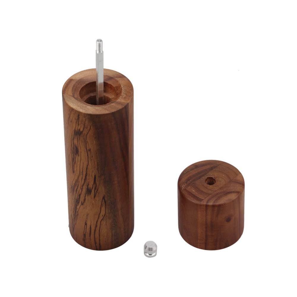 8.4 Inch Cylinder Modern Wooden Salt And Pepper Grinder — product information