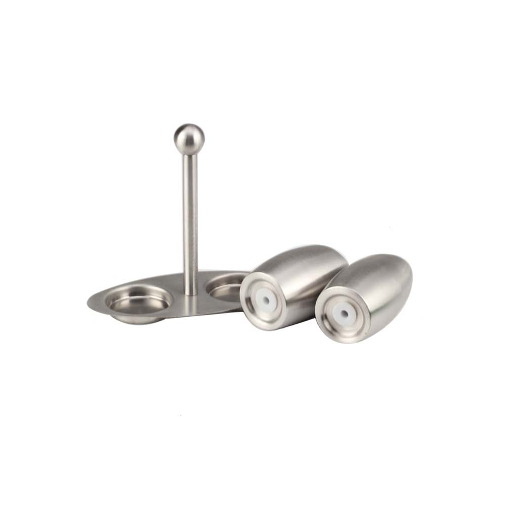 Stainless Steel Refillable Salt & Pepper Shaker — 2