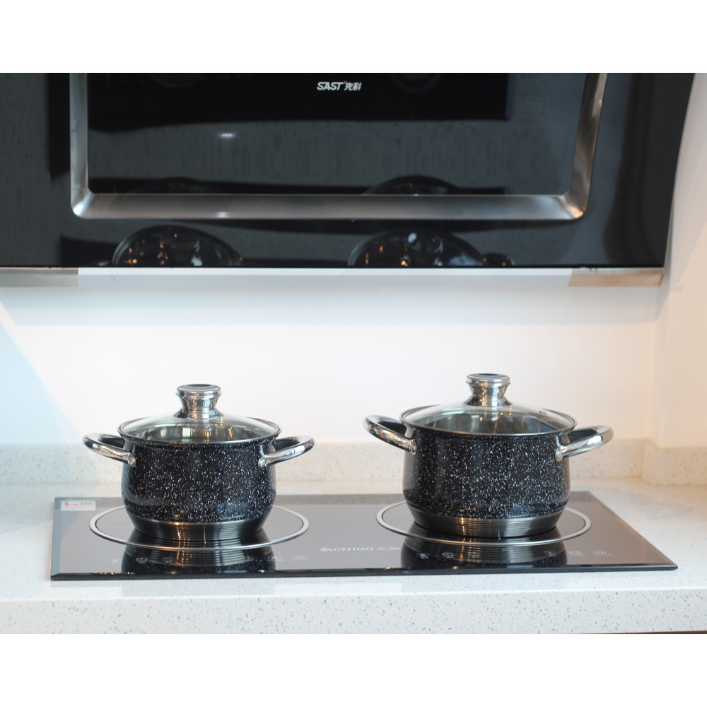 12-Piece Stainless Steel Pots And Pans Induction Cooker for Kitchen — 7