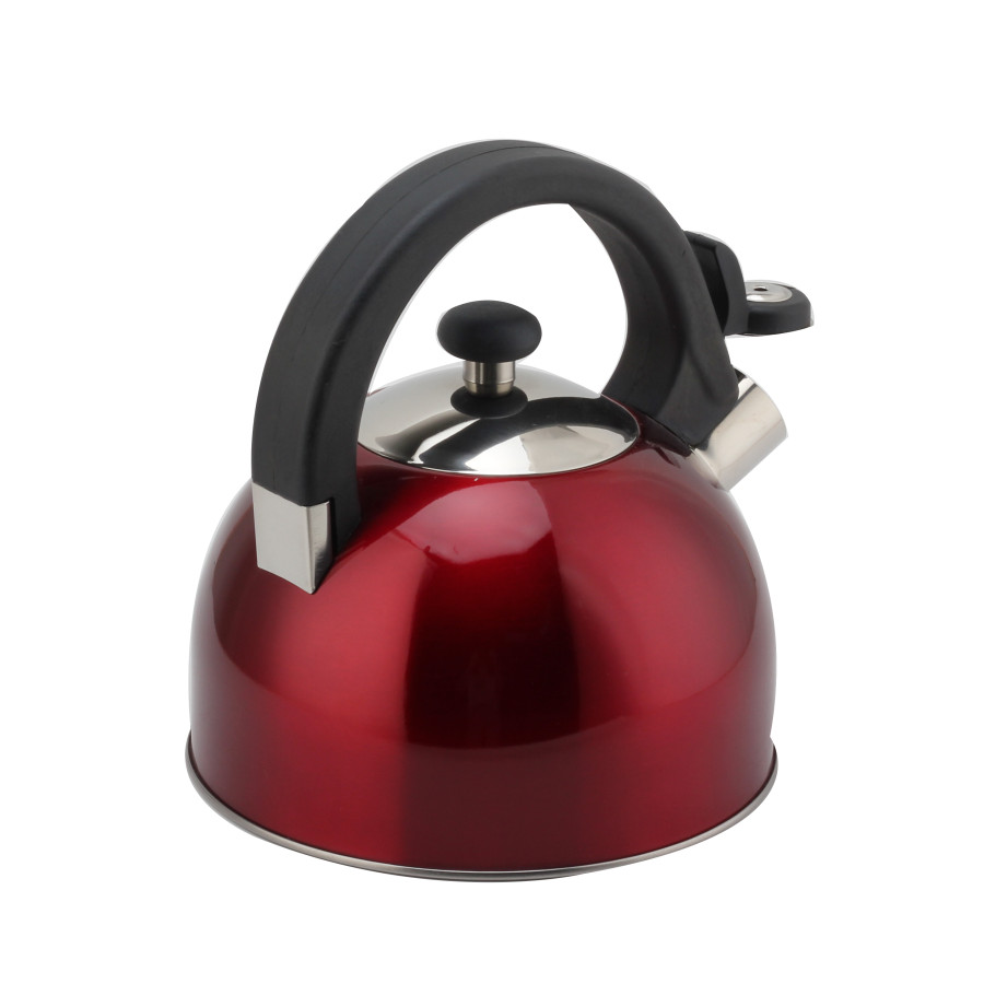 3L Whistling Kettle-Suitable for Induction And Gas-Red — 5