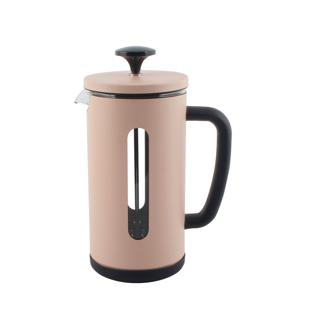 Heat Resistant Borosilicate Glass Coffee Press, Cold Brew Coffee Pot Tea Press for Kitchen — 3