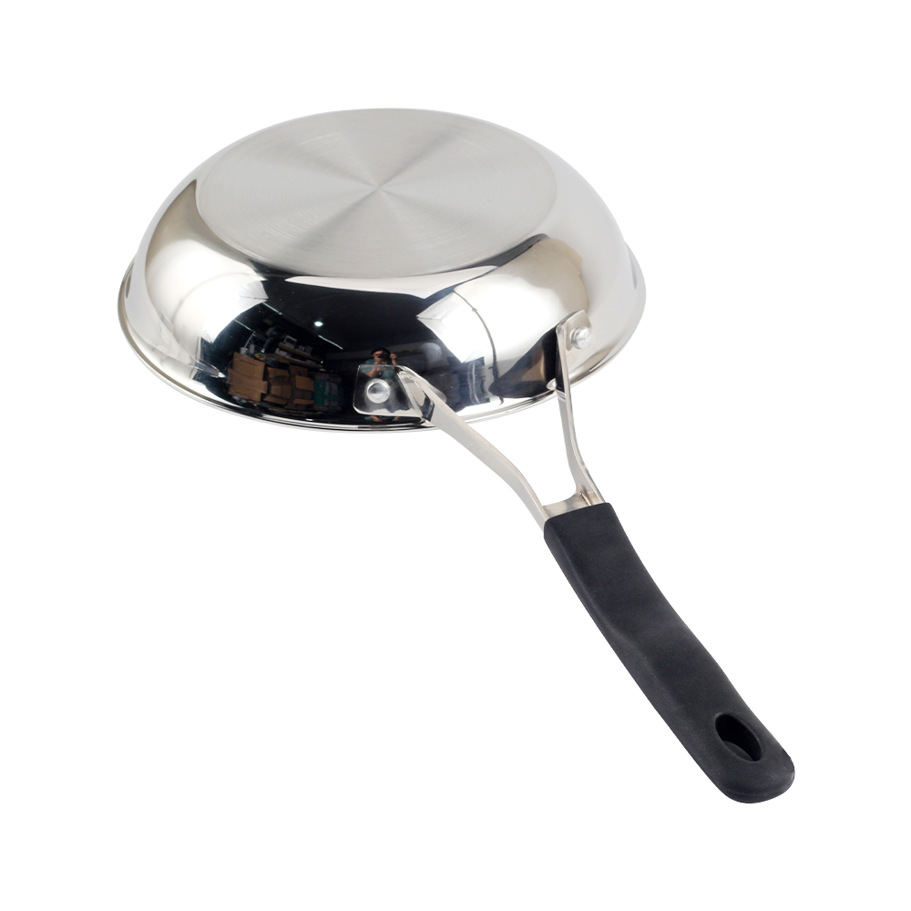 3 Ply Stainless Steel Cookware Set With Silicone Handle — 6
