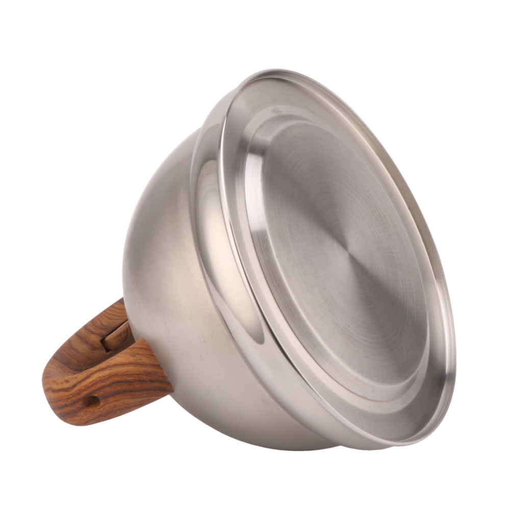 Stainless Steel Whistling Tea Kettle-Suitable for Many Hobs-Wooden Handle — 6