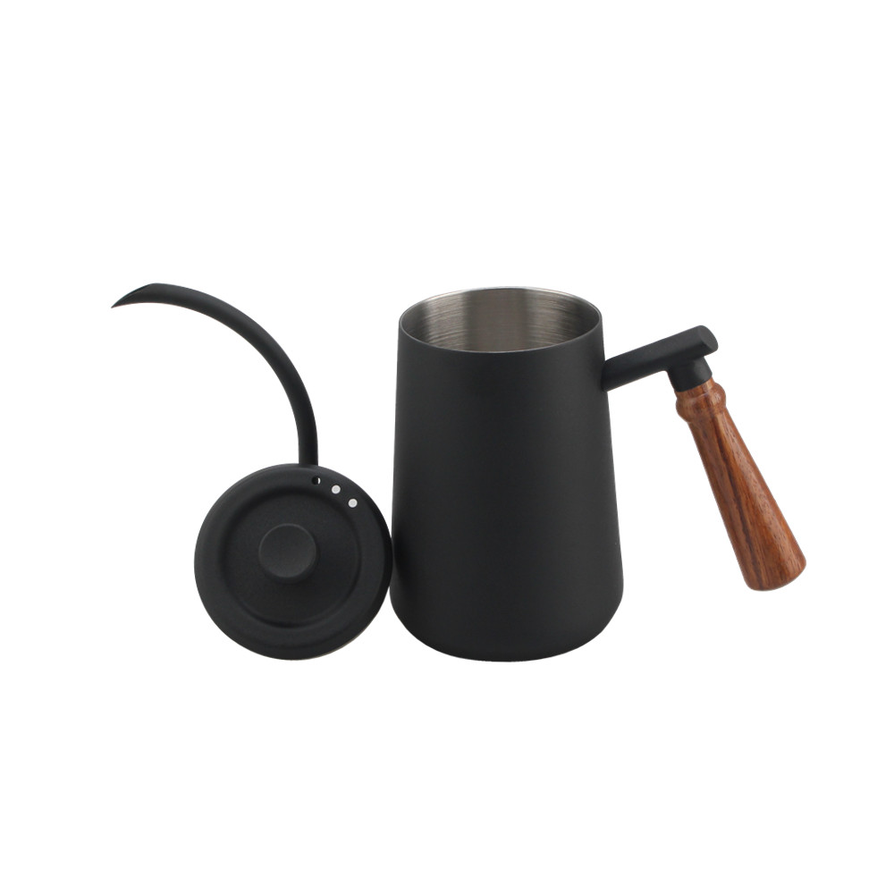 Gooseneck Pour Over Coffee Kettle With Lid — 4