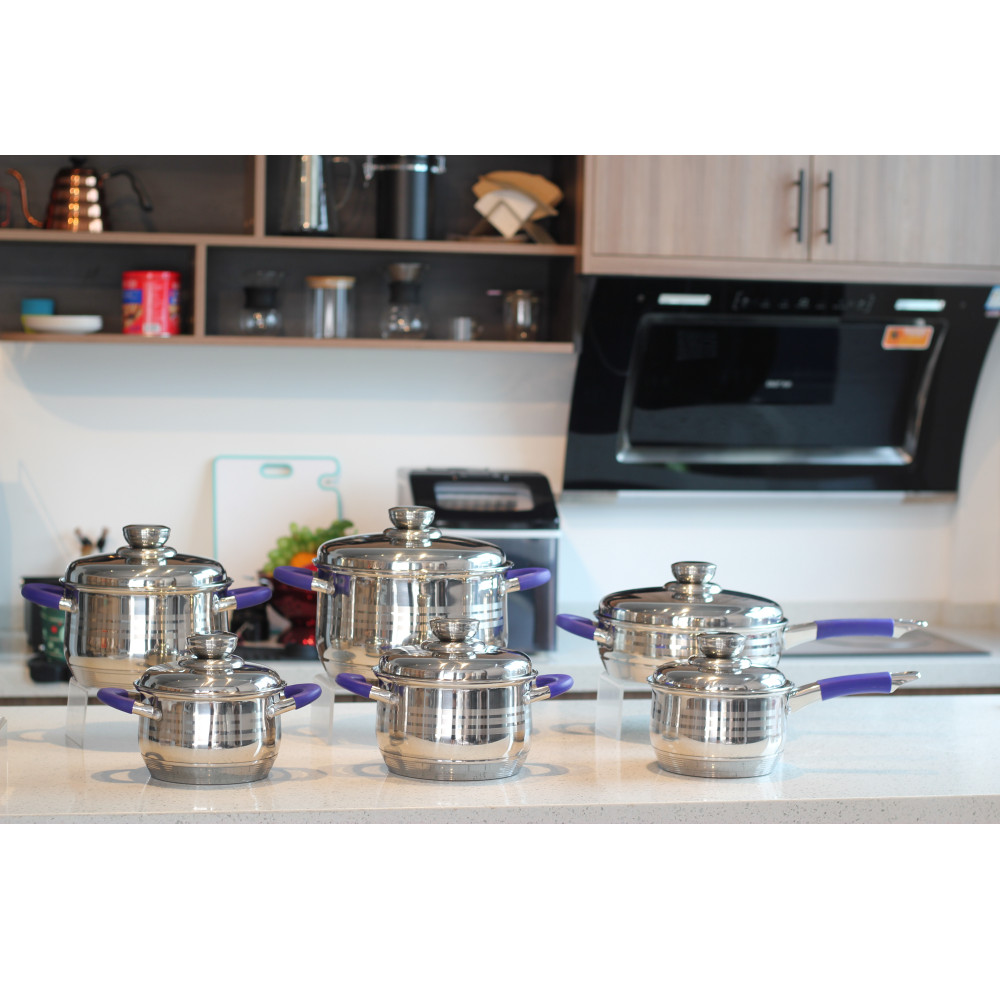 Stainless Steel Non-Stick Cookware Set — product information