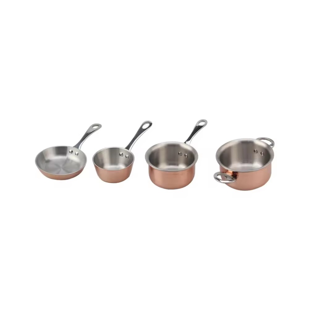 Mini Stainless Steel Cookware Set — 7
