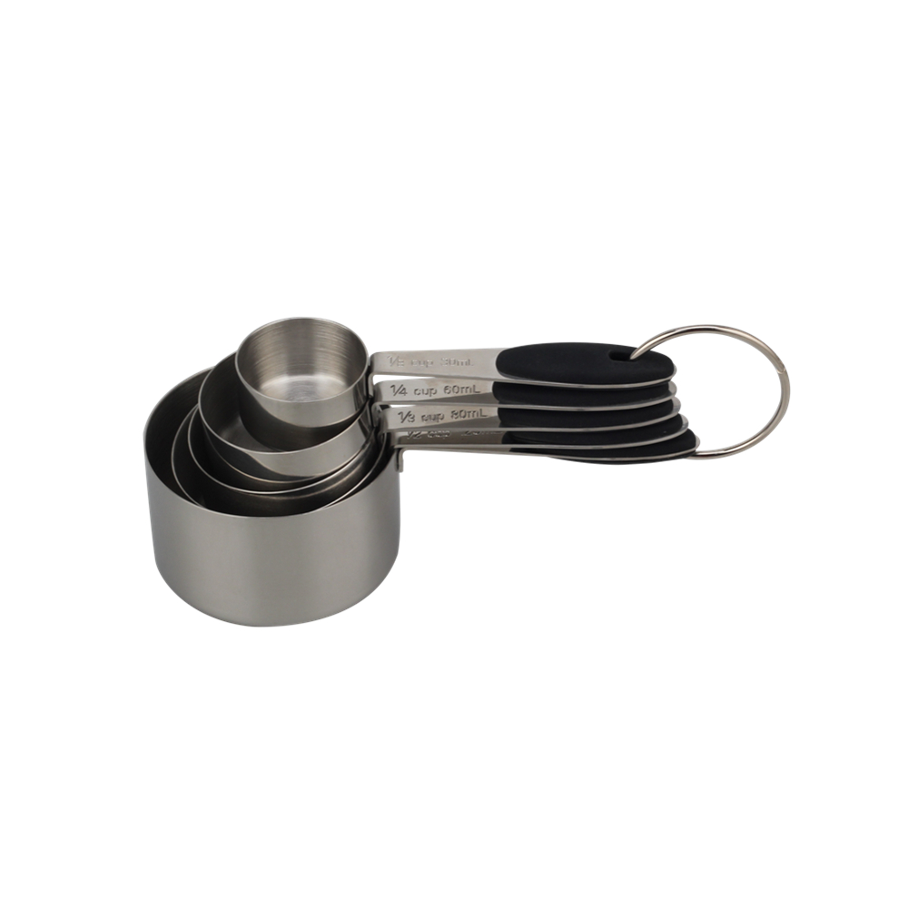 18/8 Stainless Steel Measuring Cups Set of 5 for Measuring Dry and Liquid Ingredients — 2