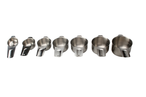 Premium Stackable Stainless Steel Cups Measuring Set for Gift Dry Liquid Ingredients Cooking Baking — 2