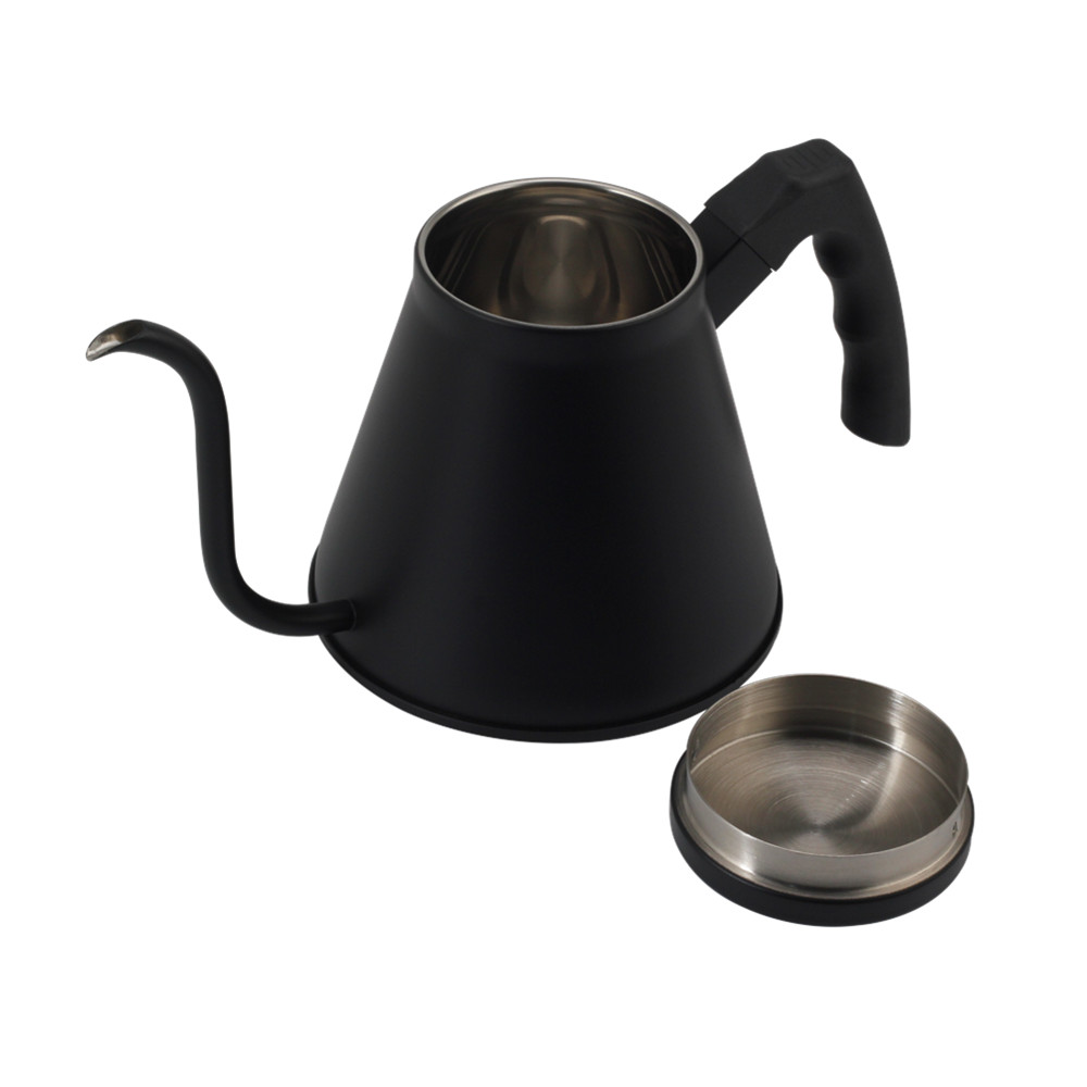 Large Capacity Goose Neck Kettle Pot, Pour Over Coffee Kettle With Lid — 4