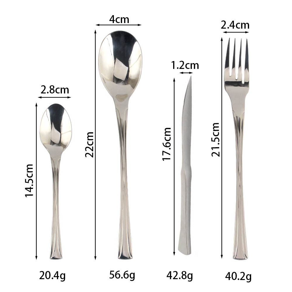 Silverware Set for 4,Heavy Duty Stainless Steel Flatware Utensils Cutlery Set — 10