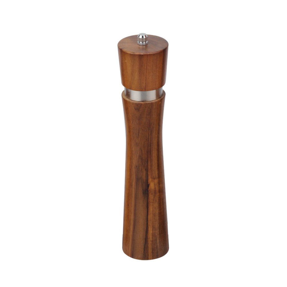 Stainless Steel Core Wooden Pepper Grinder — 2