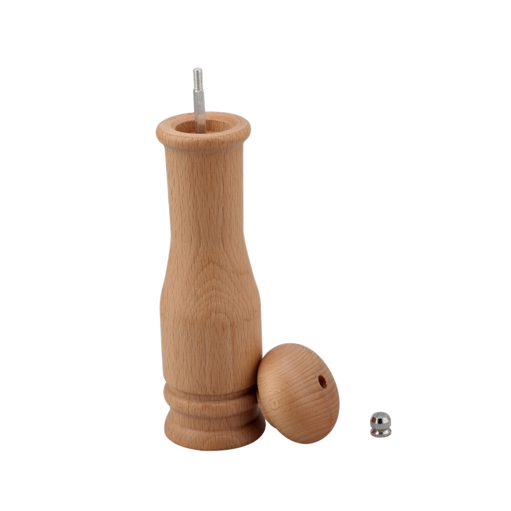 Wooden Pepper Mill Salt Grinder Refillable — product information