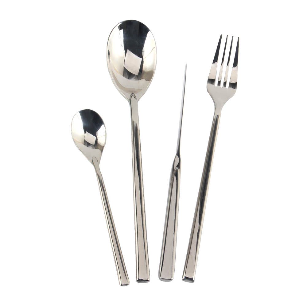 Tableware Include Forks Spoons Knives for Home Restaurant, Beaded Handle, Dishwasher Safe — 2