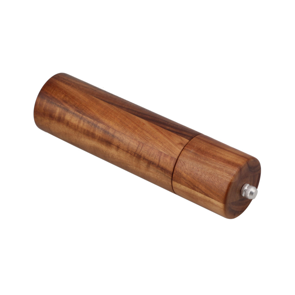 8.4 Inch Cylinder Modern Wooden Salt And Pepper Grinder — 4