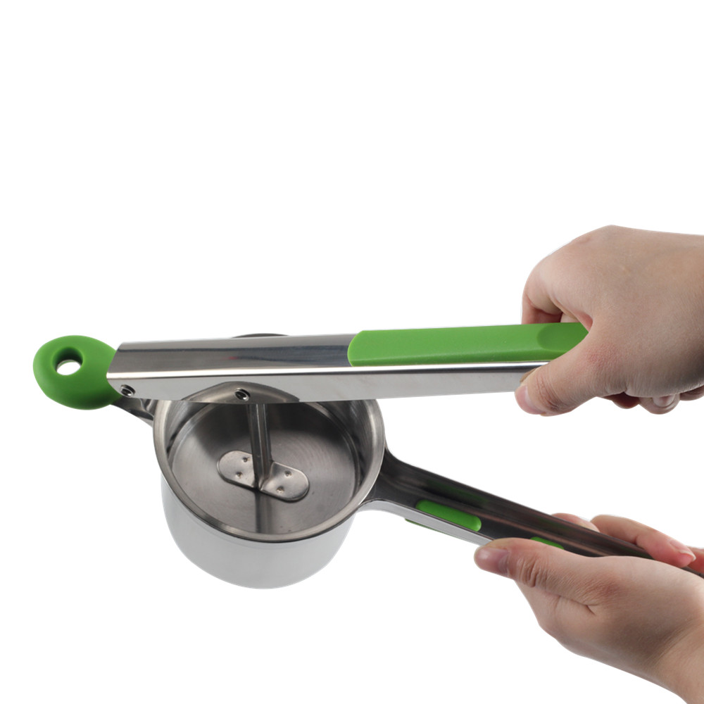 Potato Ricer, Robust Stainless Steel Potato Masher, Kitchen Tool for Mashed Potatoes, Potato Press — 7