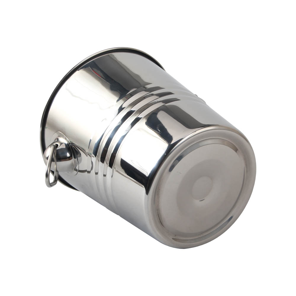 Silver, Ice Bucket, Stainless Steel Ice Bucket — 5