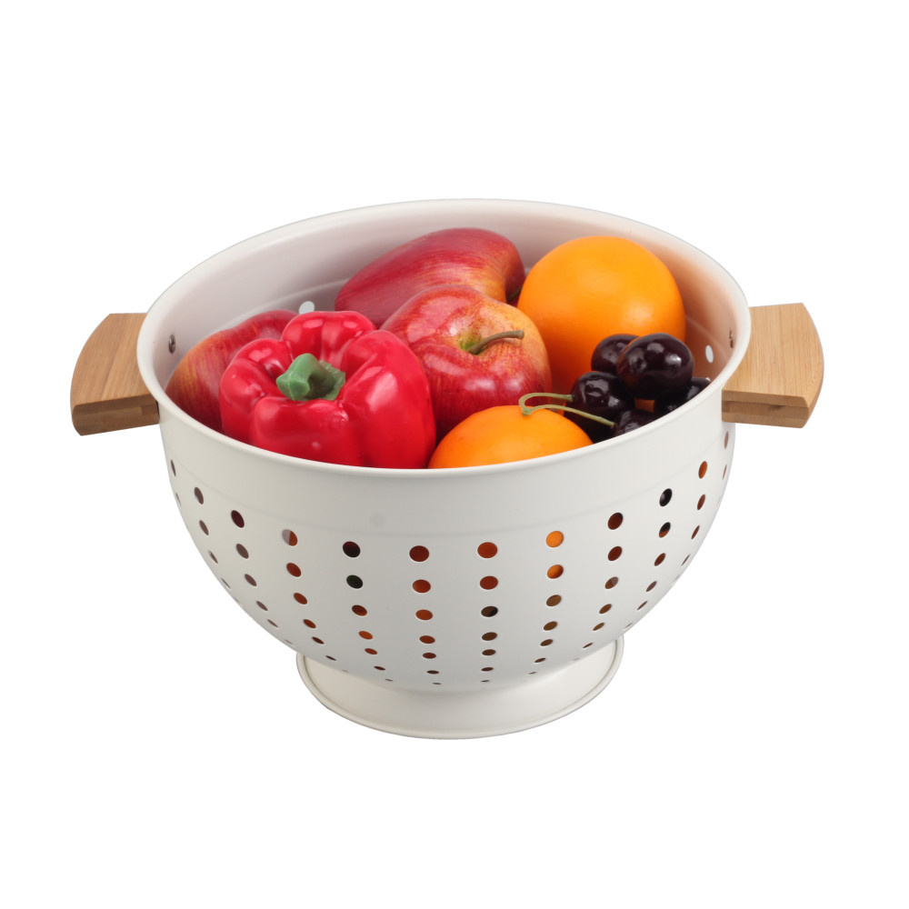Large Kitchen Colander With Stable Base Perfect for Pasta, Fruits, Vegetables