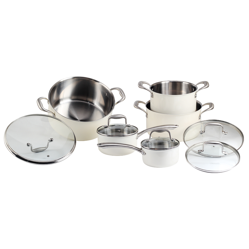 3 Ply Stainless Steel Cookware Set — 3