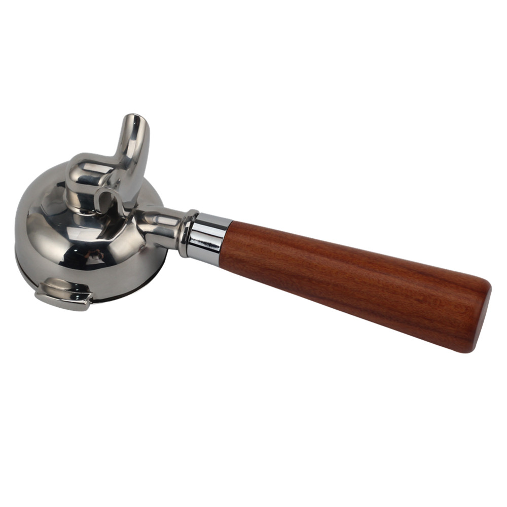 Double Spout Portafilter With Stainless Steel Filter Holder — product information