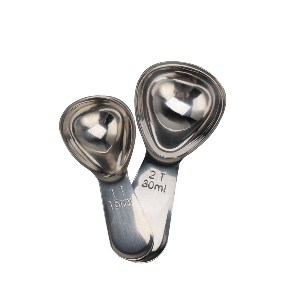 Coffee Scoop in 2 Sizes(15ml And 30ml), Stainless Steel Measuring Spoons — 4