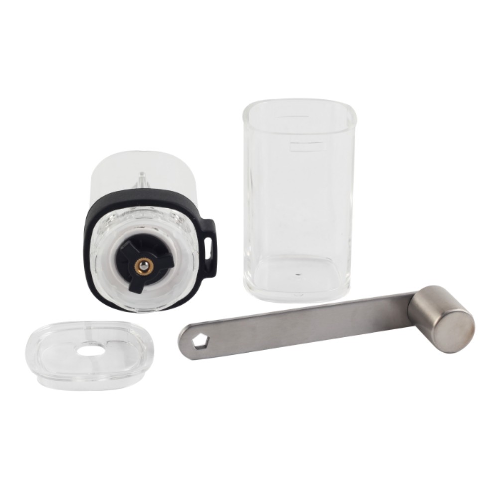 Plastic Clear Body Portable Coffee Grinder — 3